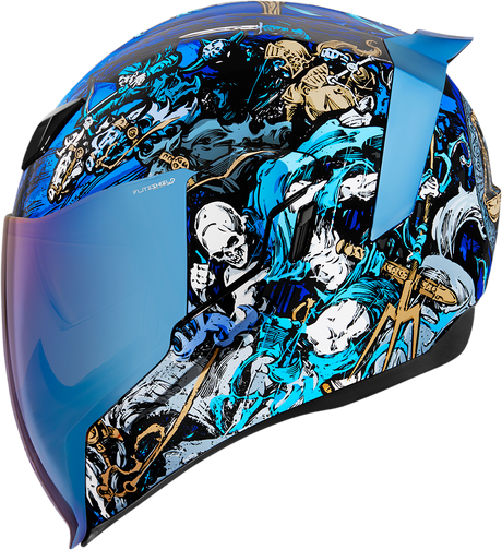 ICON Airflite™ Motorcycle Helmet - 4Horsemen - Blue - Large 0101-13920