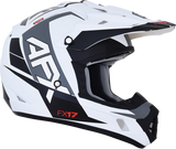 AFX FX-17 Motorcycle Helmet - Aced - Matte White/White - XL 0110-6497