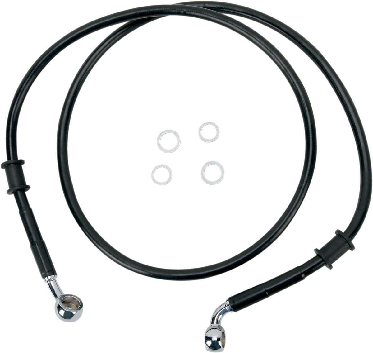 Línea de freno DRAG SPECIALTIES - Delantera (Superior) - Negra 680210BLK