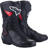Botas ALPINESTARS SMX-6 V3 Drystar® - Negro/Rojo - Talla EE. UU. 13.5/UE 49 2243025-13-49