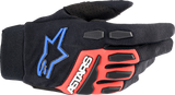 Guantes ALPINESTARS Full Bore XT - Negro/Rojo brillante/Azul - Talla grande 3563623-1317-L
