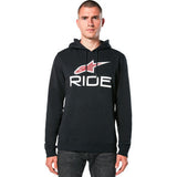 Sudadera con capucha ALPINESTARS Ride 4.0 - Negro/Rojo/Blanco - 2XL 1214-51820-1232-2XL