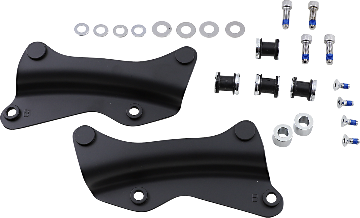 Kit de anclaje para respaldo DRAG SPECIALTIES - Negro C77-0104MB