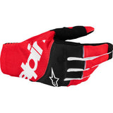 ALPINESTARS Techstar MX Gloves - Black/Bright Red - 2XL 3560125-1303-2XL