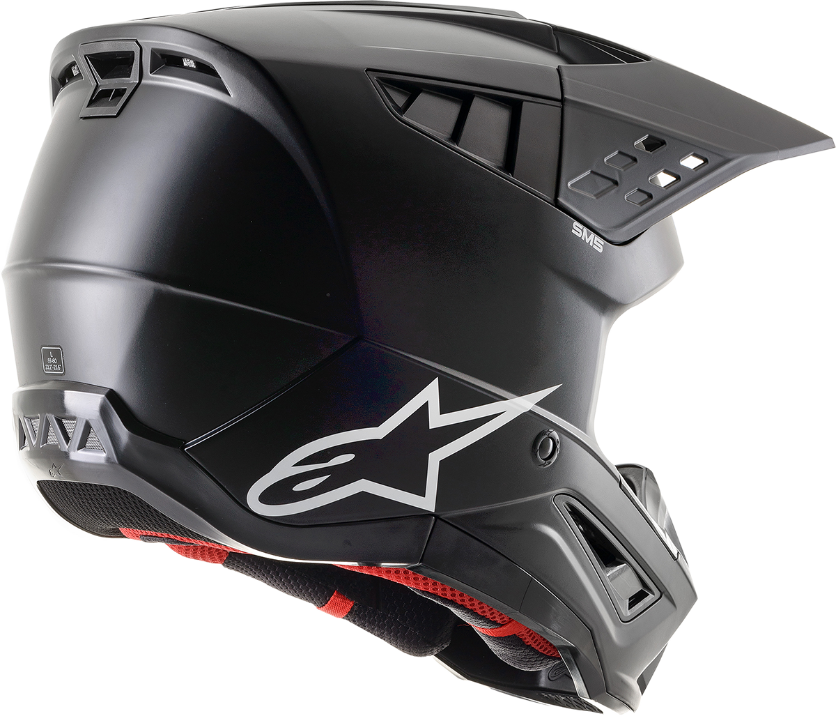 Casco de motocicleta ALPINESTARS SM5 - Sólido - Negro mate - XL 8303121-110-XL