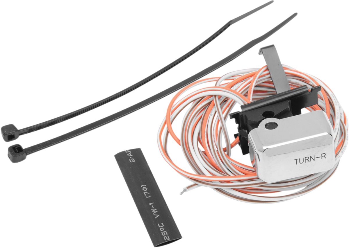 Kit de interruptores DRAG SPECIALTIES - Lado derecho - Intermitentes - Cromado H18-0333C-R