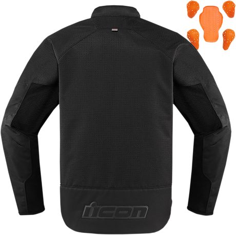 ICON Hooligan Perf Jacket - Stealth - 3XL 2820-5280