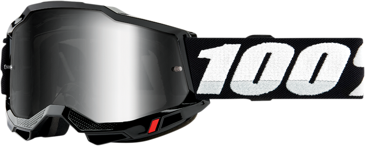 Gafas 100% Accuri 2 - Negro - Espejo Plateado 50014-00001