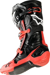 Botas ALPINESTARS Tech 10 Acumen - Negro/Rojo - Talla 11 de EE. UU. 2010020-312-11