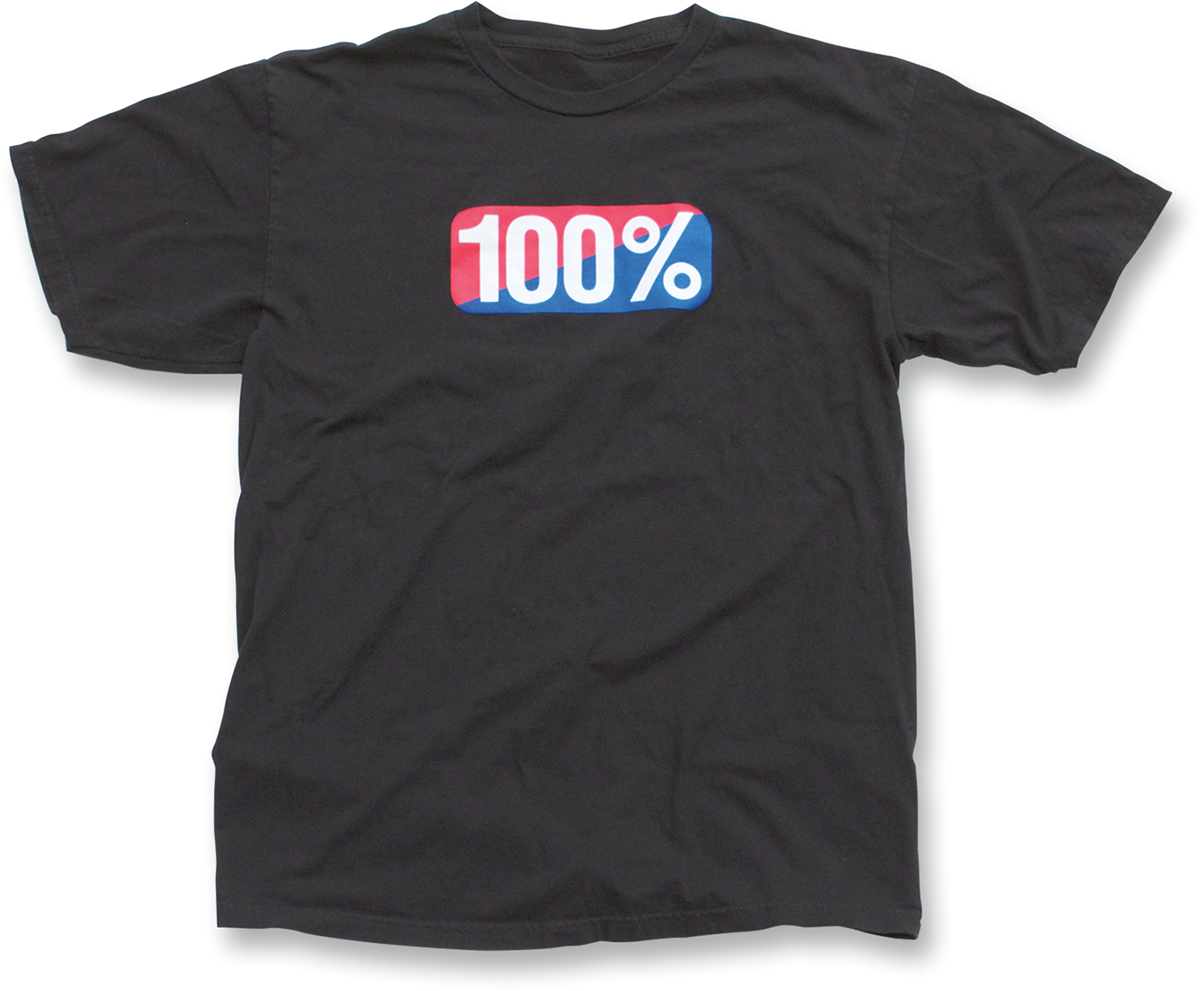 Camiseta 100% Clásica - Negra - Talla Mediana 20000-00001