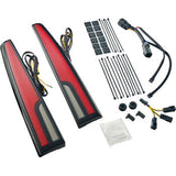 Luz trasera LED CIRO - Lente roja - Negra - Tri Glide 40086 