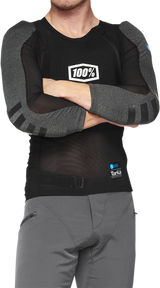 100% Tarka Guard - Manga larga - Negro - XL 70010-00004