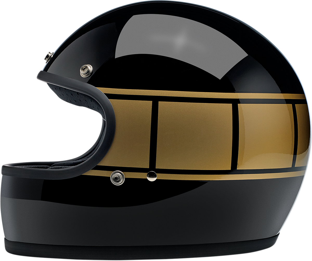 Casco BILTWELL Gringo - Holeshot negro brillante - XS 1002-527-101 