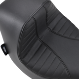 Asiento EZ-Solo de DRAG SPECIALTIES - Costura de escorpión - Vinilo - FLFB/S '18-'22 ACT EZ-ON MOUNT STYLE 0802-1185 