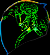 Casco ICON Airflite™ - Bugoid Blitz - Azul - Mediano 0101-15548
