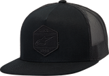 Gorra de camionero Bolt de ALPINESTARS - Negra/Negra - Talla única 1213810141010OS