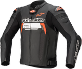 Chaqueta de cuero ALPINESTARS Missile Ignition v2 - Negro/Rojo/Blanco - Talla 44 EE. UU. / 54 UE 3100222-1030-54