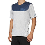Jersey 100% Airmatic - Manga corta - Gris/Medianoche - Talla pequeña 40014-00015
