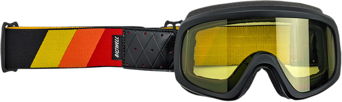 Gafas de visión nocturna BILTWELL Overland 2.0 - Tri-Stripe - Naranja/Rojo/Amarillo 2111-5103-001 
