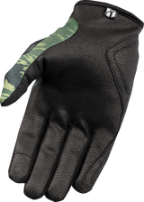 Guantes ICON Hooligan™ Tiger's Blood - Verde - 2XL 3301-4627