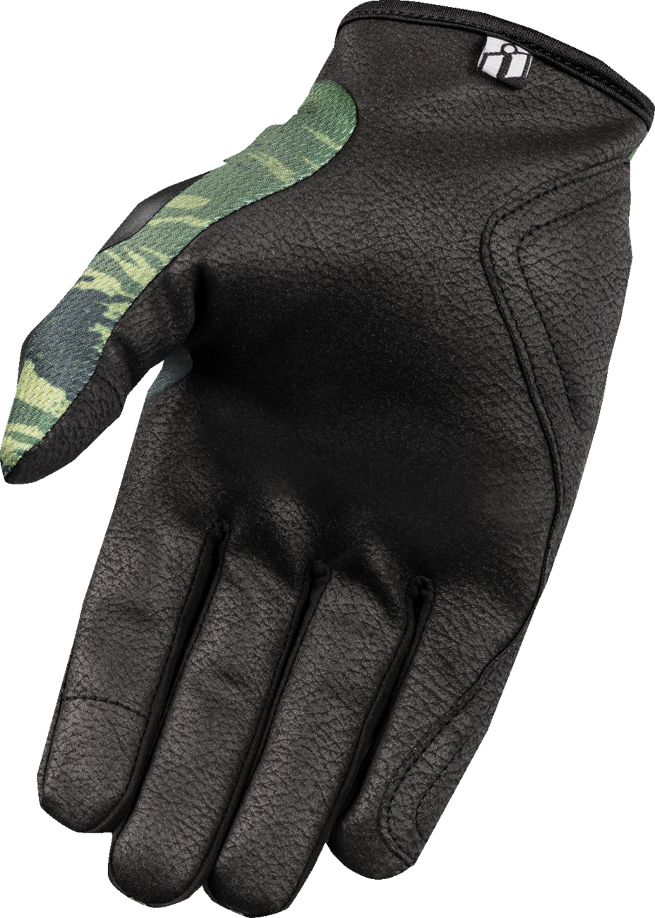 Guantes ICON Hooligan™ Tiger's Blood - Verde - XL 3301-4626