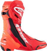Botas ALPINESTARS Supertech R - Rojas - Talla 12 EE. UU. / 47 UE 2220021-3029-47