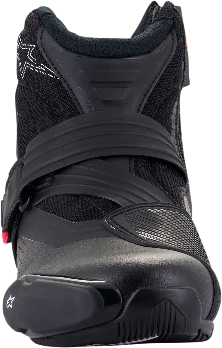 Botas ventiladas ALPINESTARS Stella SMX-1 R V2 para mujer - Negro/Rosa - Talla 11.5 EE. UU. / 44 UE 2224121-1839-44