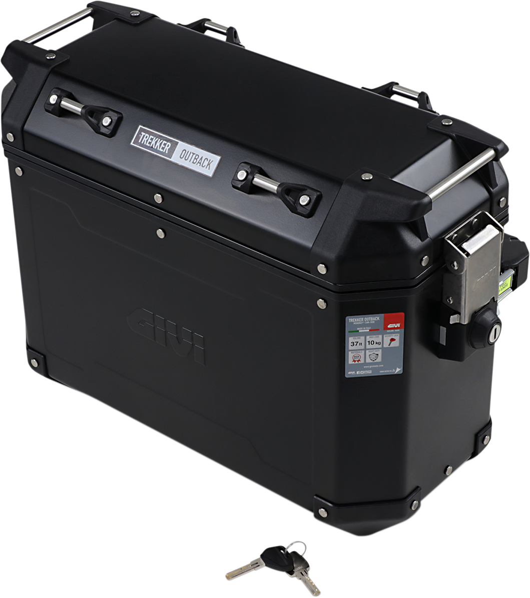 Maleta GIVI Outback - Izquierda - Negra - 37 litros OBKN37BLA