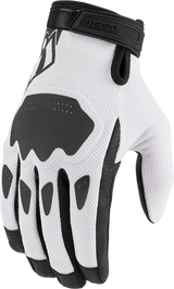 Guantes ICON Hooligan™ CE - Blanco - Pequeños 3301-4390