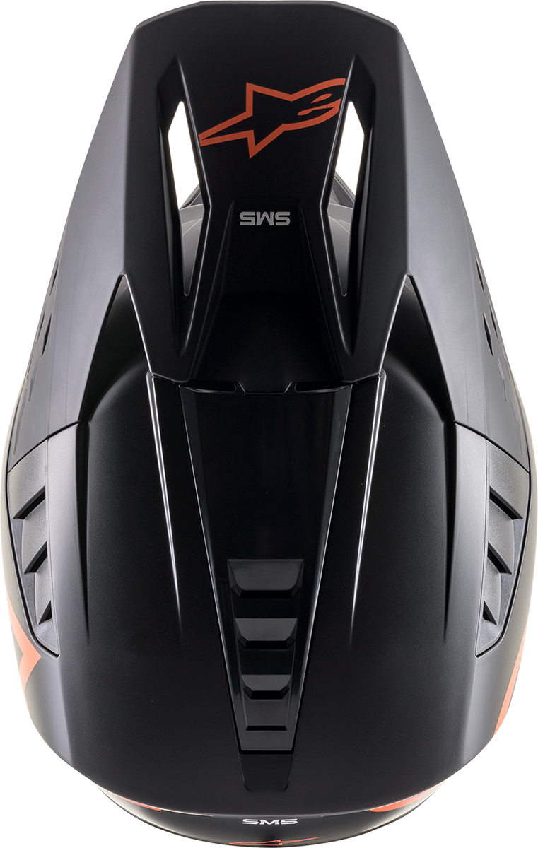 Casco de moto ALPINESTARS SM5 - Compass - Negro mate/Naranja fluorescente - 2XL 8303321-1149-2X