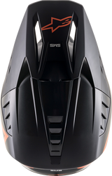 Casco de moto ALPINESTARS SM5 - Compass - Negro mate/Naranja fluorescente - 2XL 8303321-1149-2X