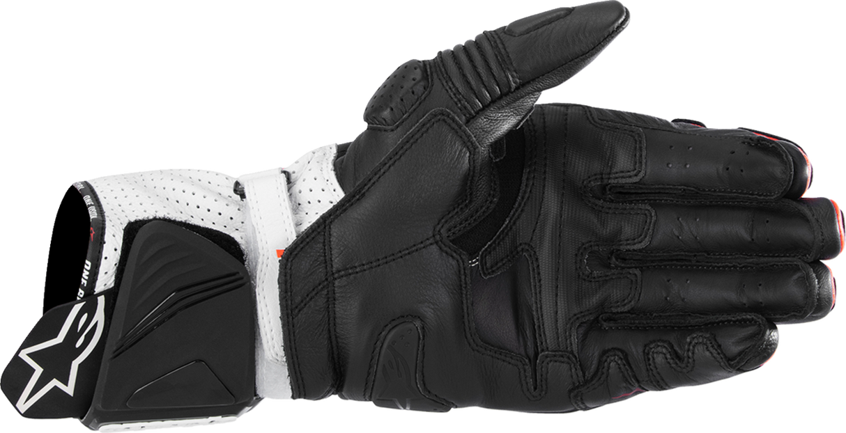 Guantes ALPINESTARS GP Pro R4 - Negro/Rojo Fluo/Blanco - XL 3556724-1321-XL