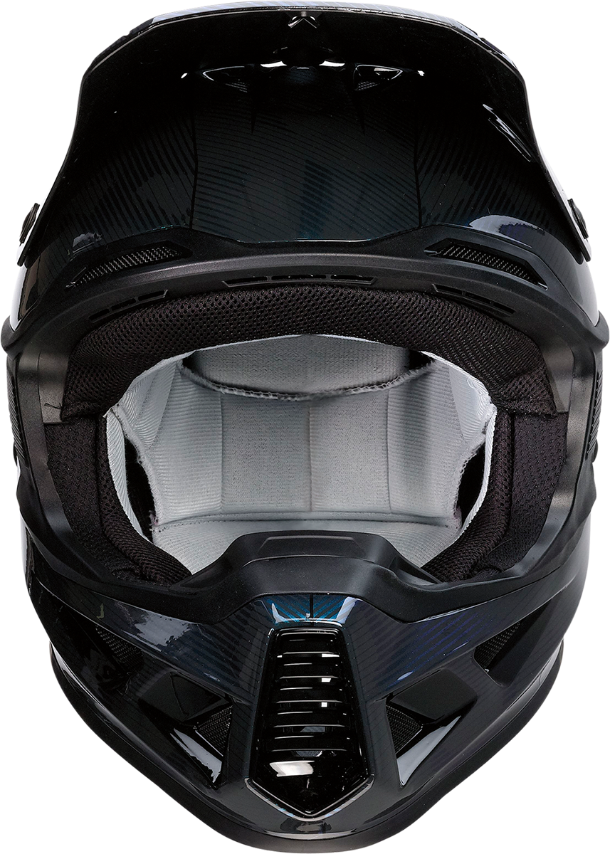 MOOSE RACING F.I. Helmet - Agroid Camo - MIPS® - Iridescent Blue