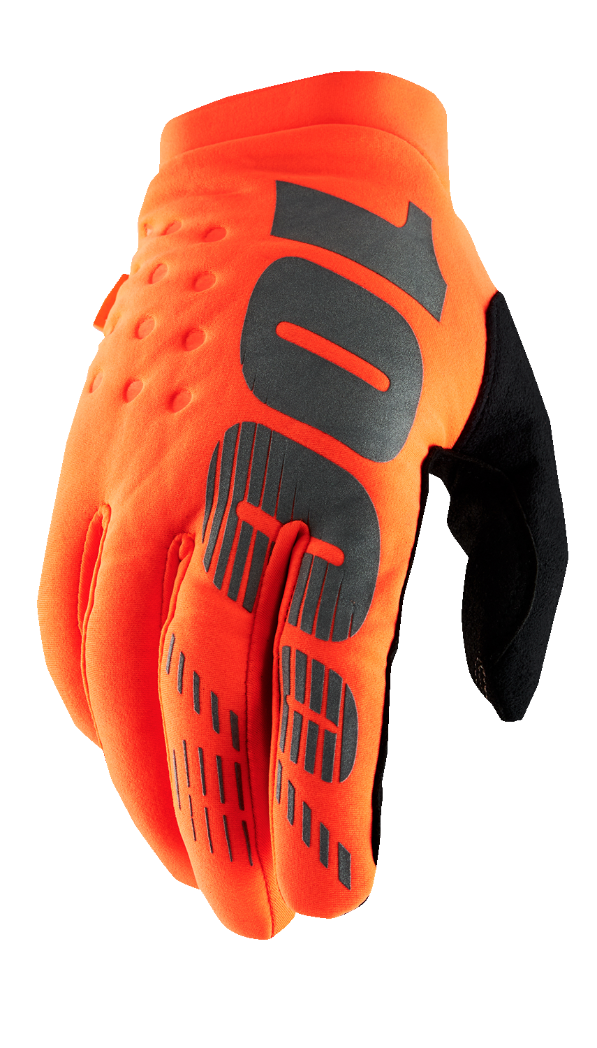 Guantes 100% Brisker - Naranja Fluo/Negro - 2XL 10003-00014
