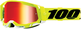 Gafas 100% Racecraft 2 - Amarillo Fluo - Espejo Rojo 50010-00004