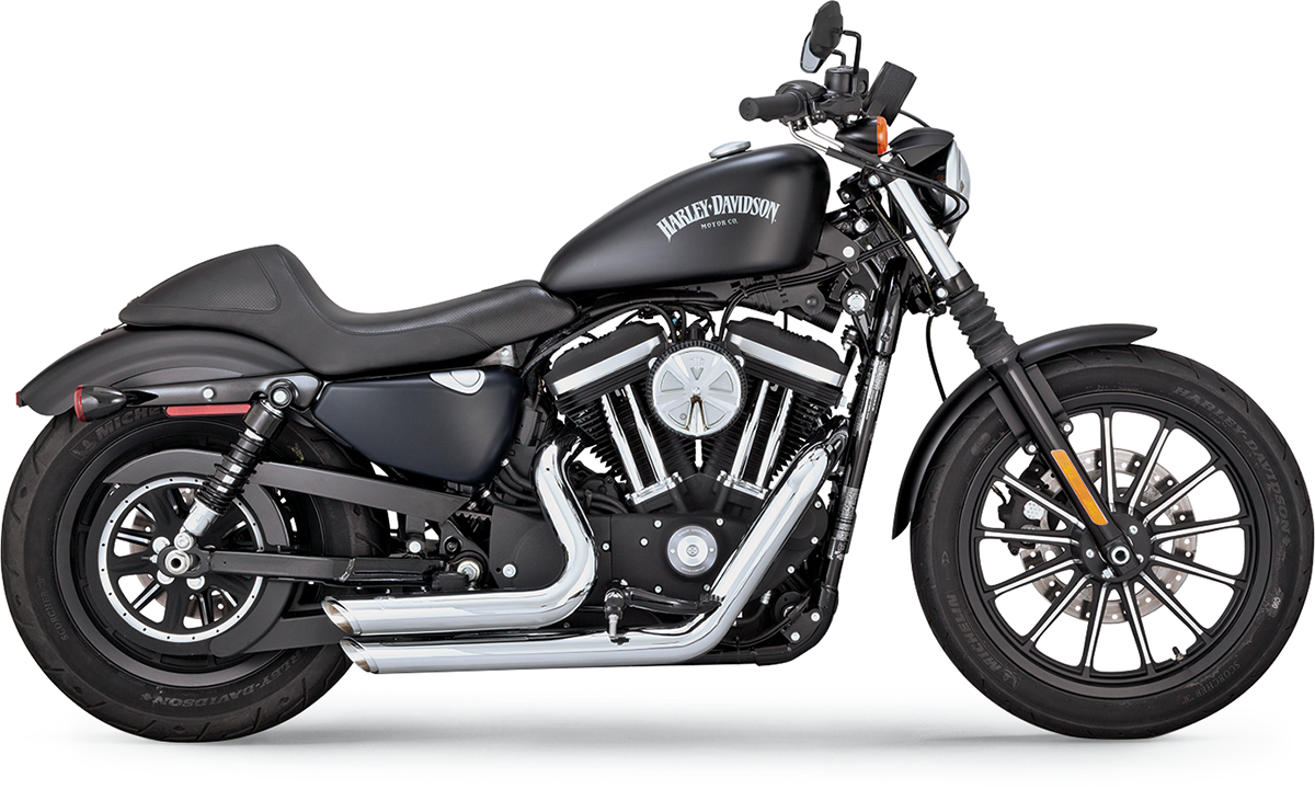 Sistema de escape escalonado VANCE &amp; HINES Shortshots - Cromado 17229