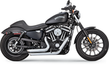 Sistema de escape escalonado VANCE &amp; HINES Shortshots - Cromado 17229