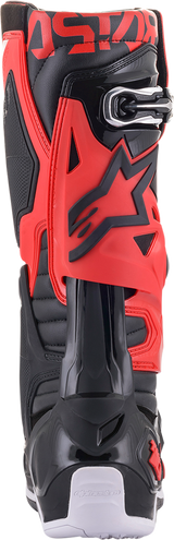 Botas ALPINESTARS Tech 10 - Negro/Rojo - Talla 11 de EE. UU. 2010020-31-11