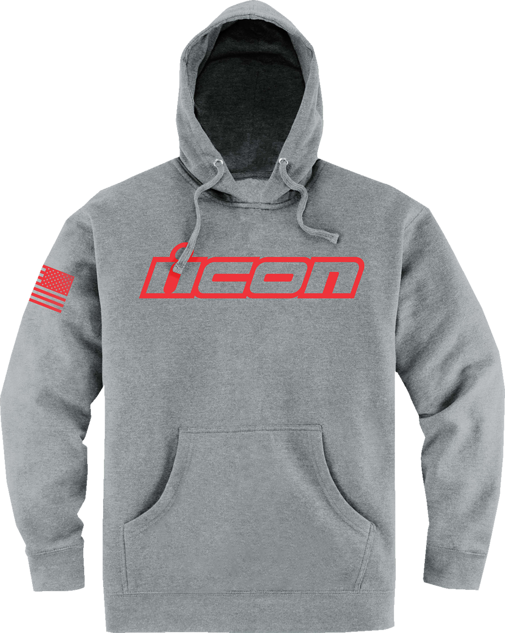 Sudadera con capucha ICON Clasicon™ - Gris jaspeado - 3XL 3050-6532