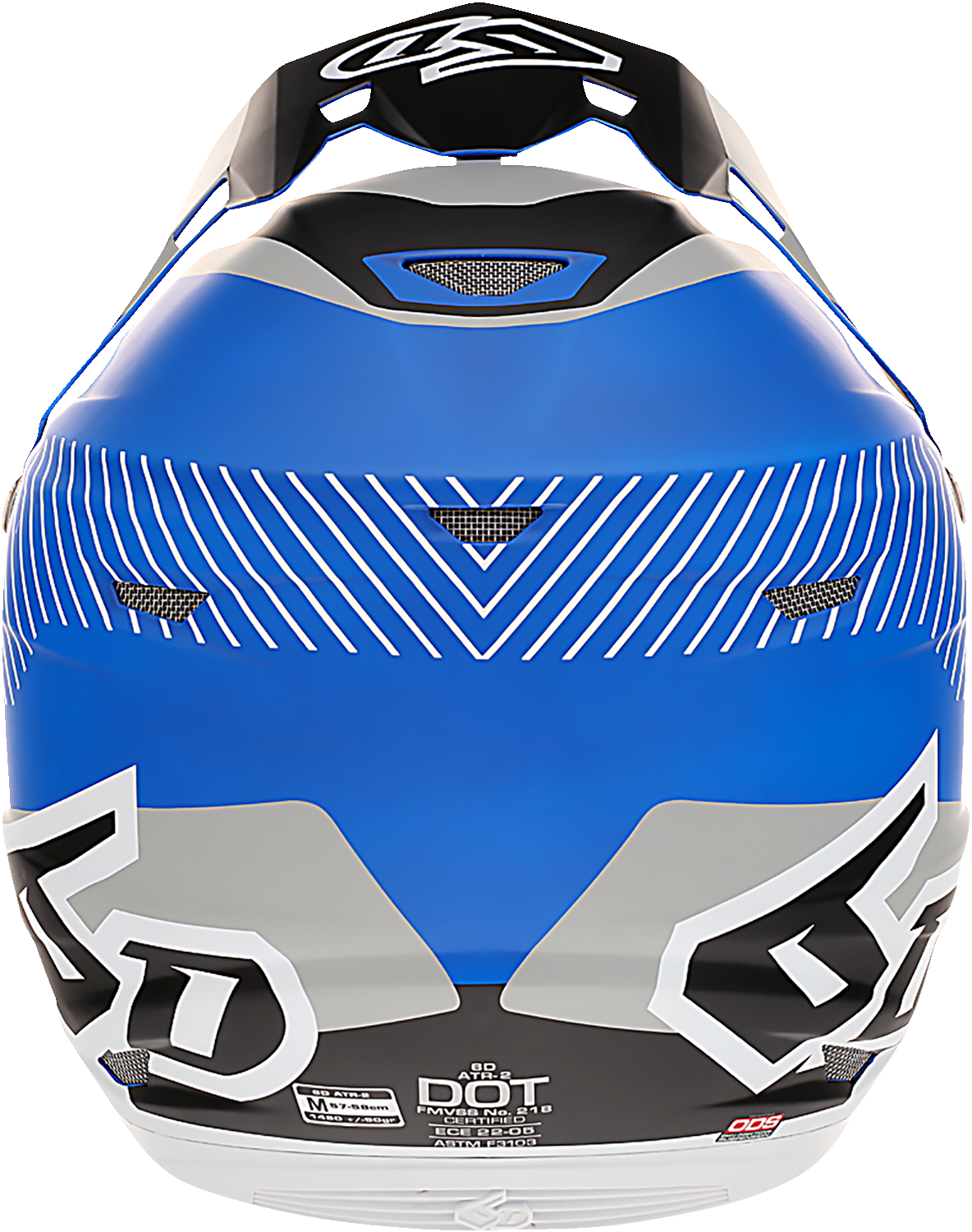 Casco de motocicleta 6D ATR-2 - Fusion - Azul - Talla pequeña 12-2925