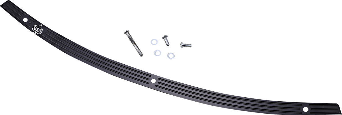 Moldura de parabrisas KLOCK WERKS - KERF - Negro con logotipo en contraste KWW-01-0576
