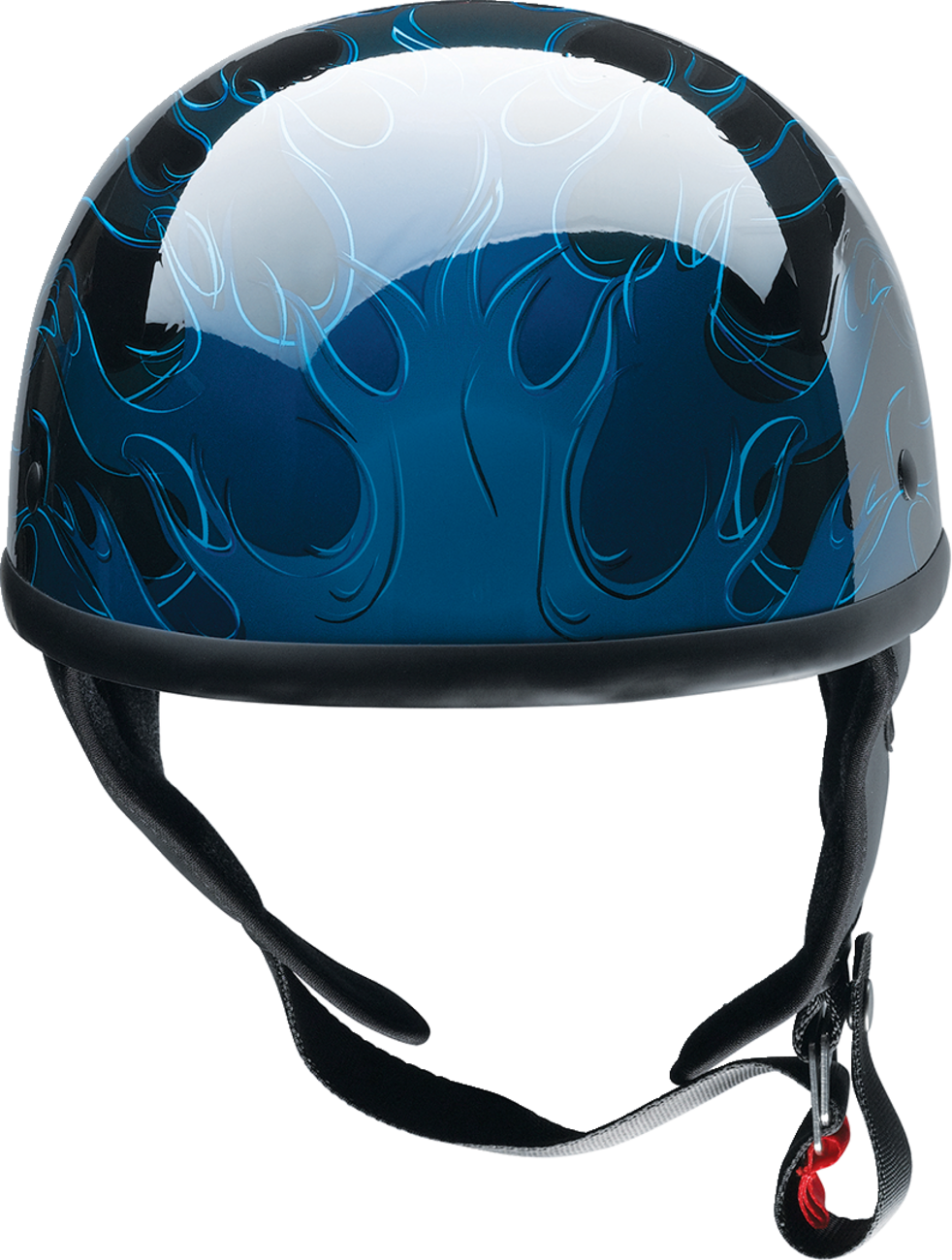 Z1R CC Beanie Motorcycle Helmet - Hellfire - Blue
