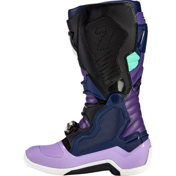 Botas ALPINESTARS Imperial Tech 7 de edición limitada - Morado/Azul/Negro - Talla 9 (EE. UU.) 2012014-387-9 