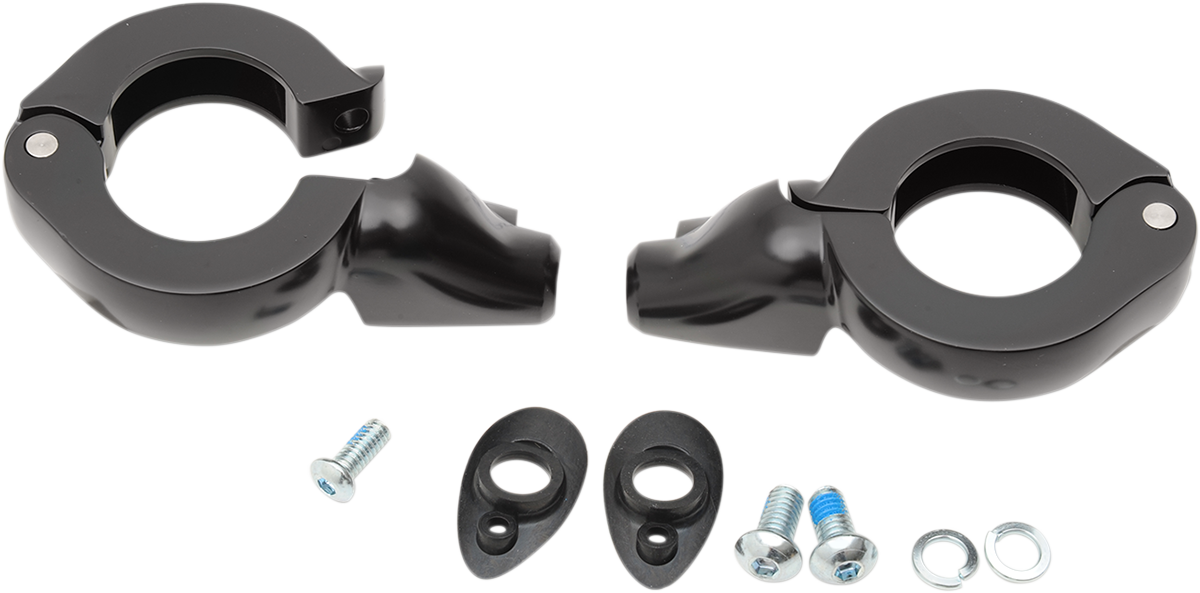 Soporte de intermitentes DRAG SPECIALTIES - 41 mm - Negro 77854