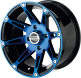 Rueda MOOSE UTILITY - 387X - Delantera - Anodizada Azul/Negra - 14x7 - 4/110 - 4+3 387ML147110BWB4 