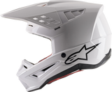 ALPINESTARS SM5 Motorcycle Helmet - Solid - Gloss White - Medium 8303121-2180-MD