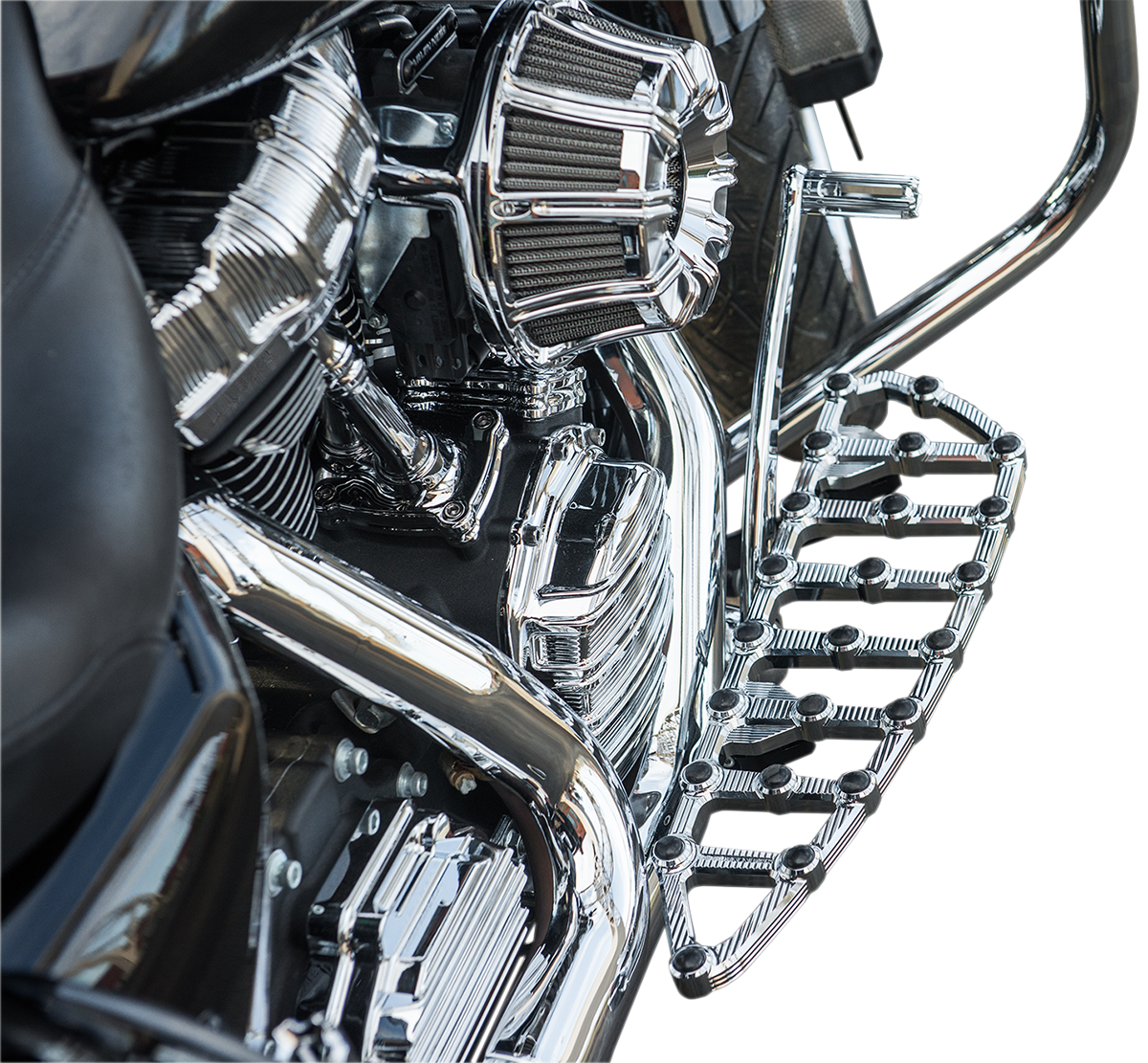 Estribos para conductor ARLEN NESS MX - Cromados 06-890