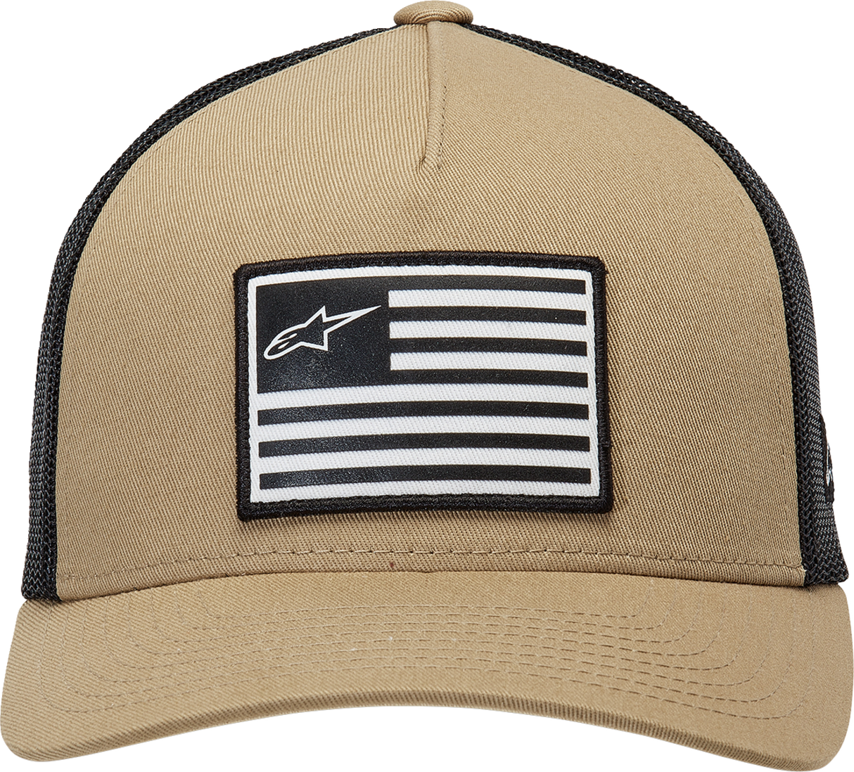 Gorra Snapback con bandera de ALPINESTARS - Arena/Negro - Talla única 1211810132310OS