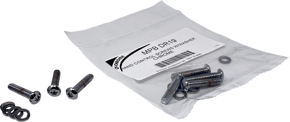 Tornillos de control manual DRAG SPECIALTIES - Cromados MPBDR19 