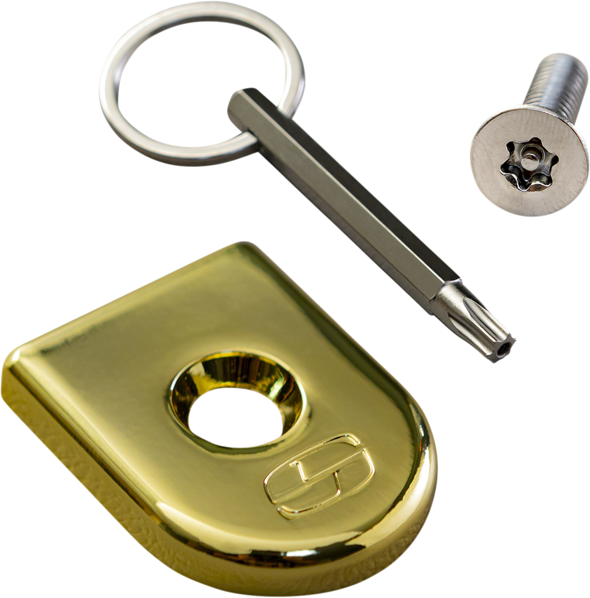 Tornillo de seguridad para asiento SADDLEMEN - Dorado 8911GO 